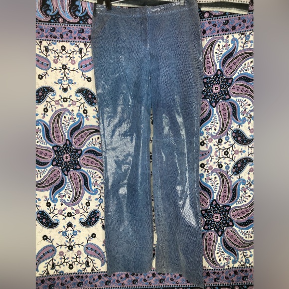 St Vincent VTG python suede pants - Picture 1 of 7